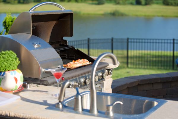 Cost of Outdoor Kitchen Plumbing in Northville
